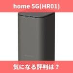 home 5G(HR01)の評判は？メリット・デメリットを紹介！速度制限やミリ波も紹介！